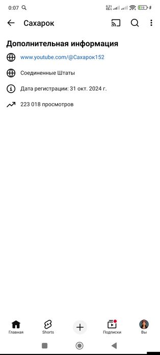 Ютуб канал 2300 подписчиков