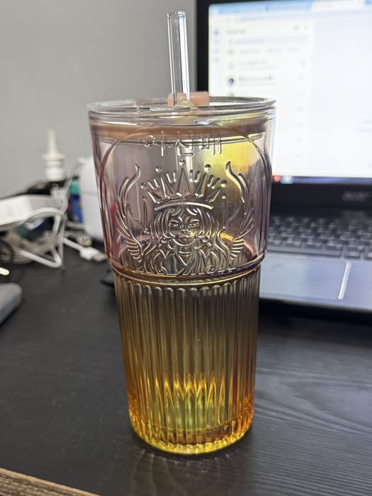 Стеклянная кружка 600мл