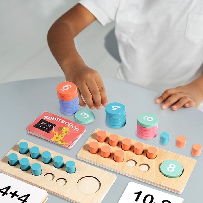 Интерактивна математика, дървена играчка