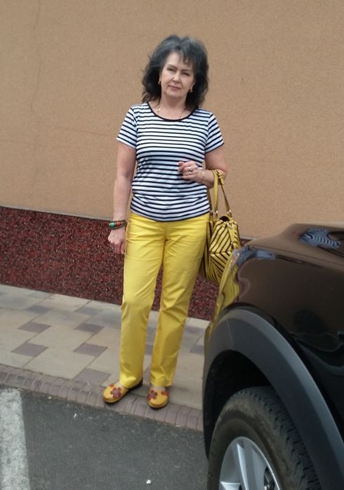 Женские джинсы-брюки летние