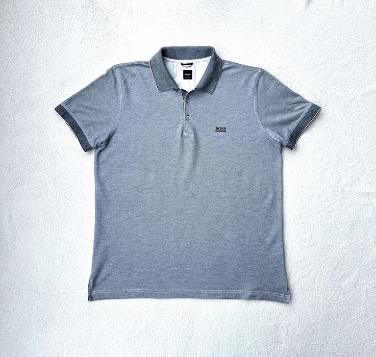 Мъжка поло тениска BOSS Hugo Boss - размер L/XL, КАТО НОВА