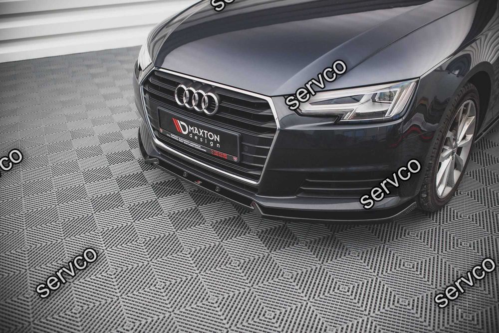 Prelungire splitter bara fata Audi A4 B9 2015-2019 v13 Maxton Design