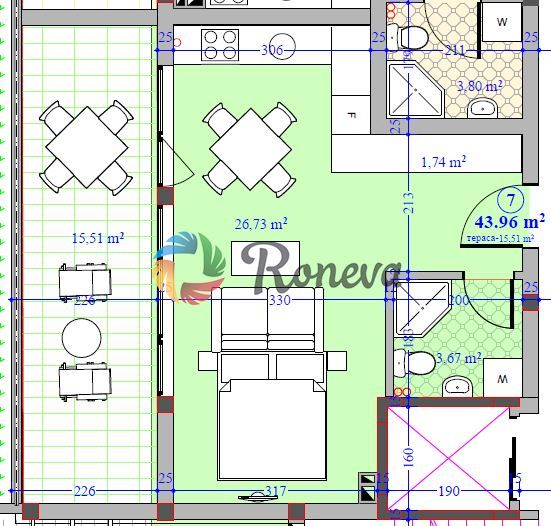 Продава се Едностаен апартамент в Варна, Галата - 60 кв.м за 1142 €/кв.м - Снимка #3