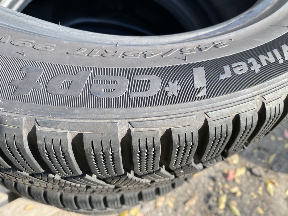 Шины 245/45/17 комплект бу ханкок