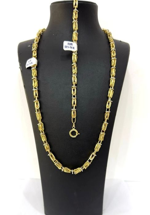 Set lant de aur cu bratara ,lanțul are 22 grame iar brațara 7 grame