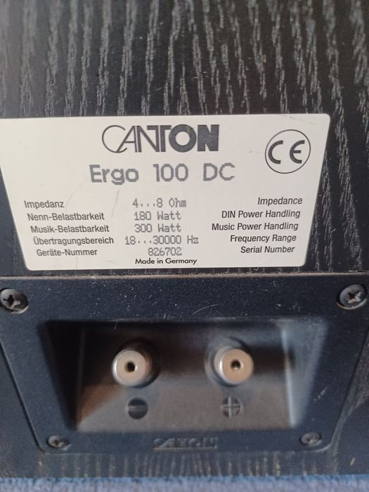 Продавам тонколони Canton ergo 100 dc