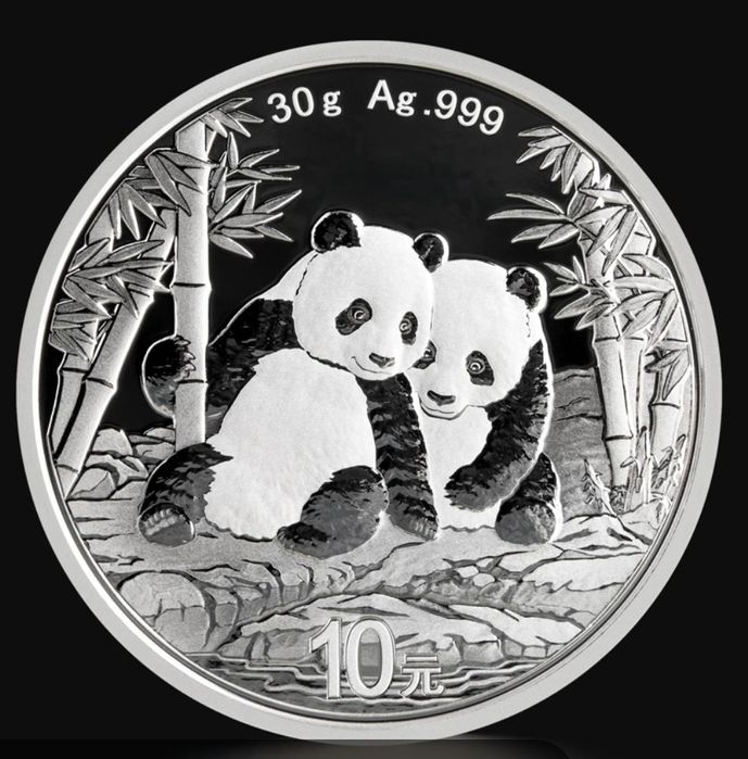 Сребърна монета Китайска Панда 2026