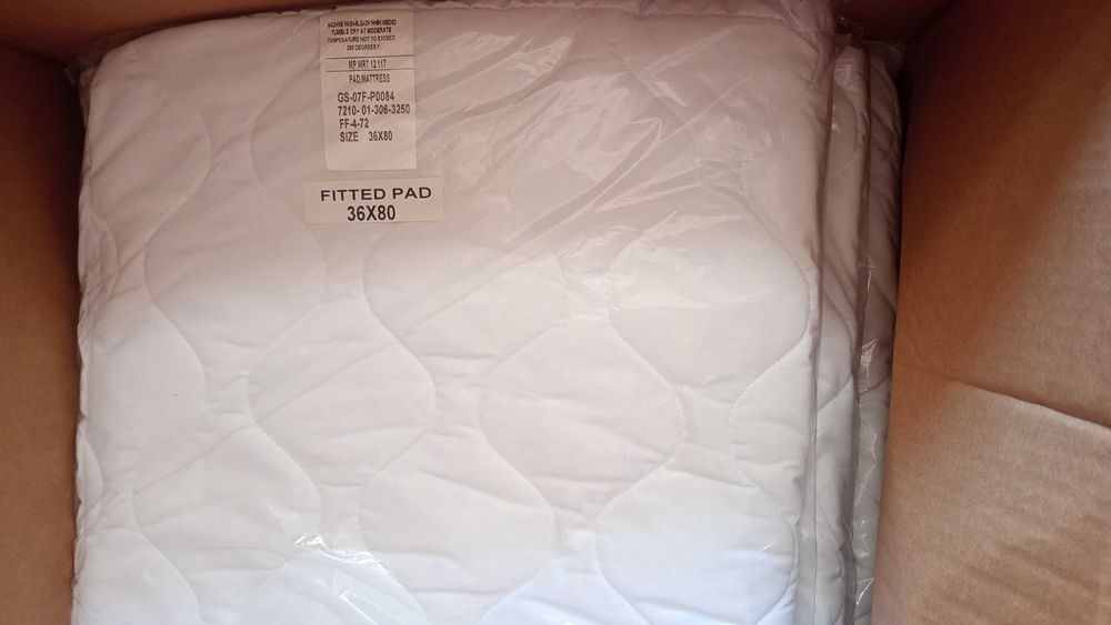 Husa matlasată protecție saltea 90x200cm - Made in USA