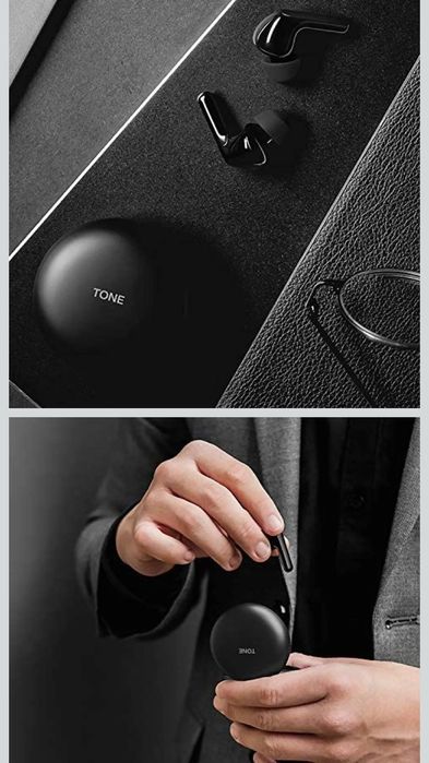 Безжични слушалки LG Tone Free – Hi-Fi звук, Meridian, бързо зареждане