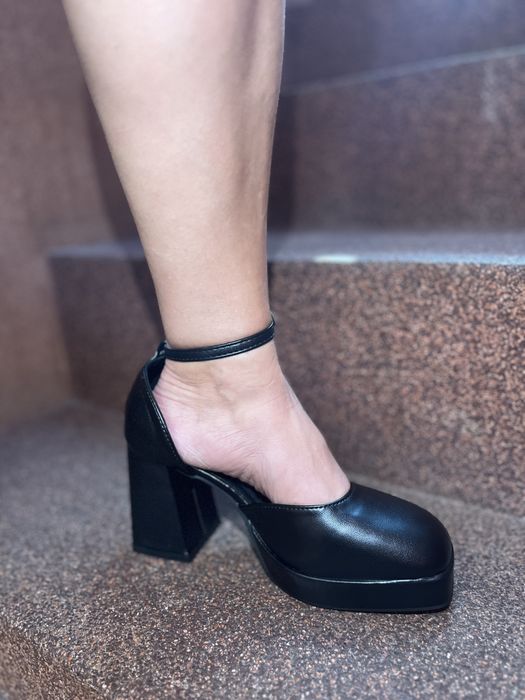 Pantofi ch toc gros