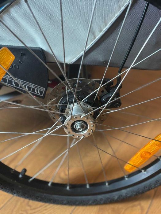 Qeridoo Kidgoo 2 remorca bicicleta carucior 2 copii impecabil