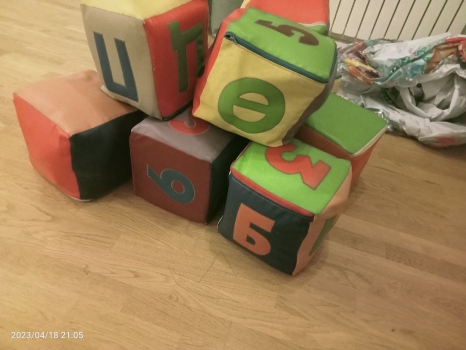 Продам кубики, мягкие