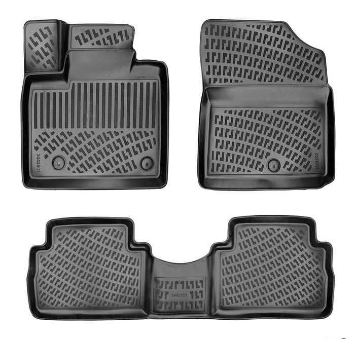 Гумени стелки RizLine за Hyundai Santa Fe IV Facelift Hybrid 2020-2023