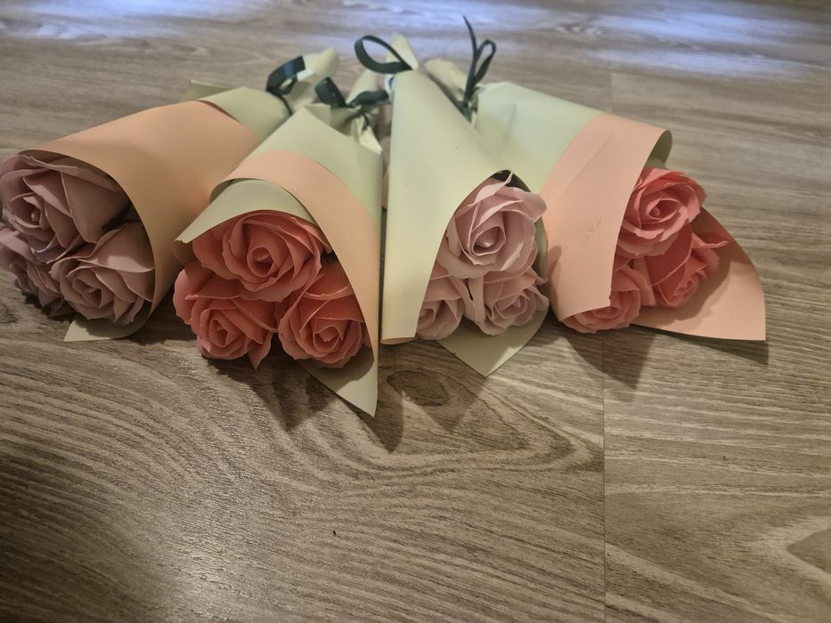 Buchet trandafiri sapun