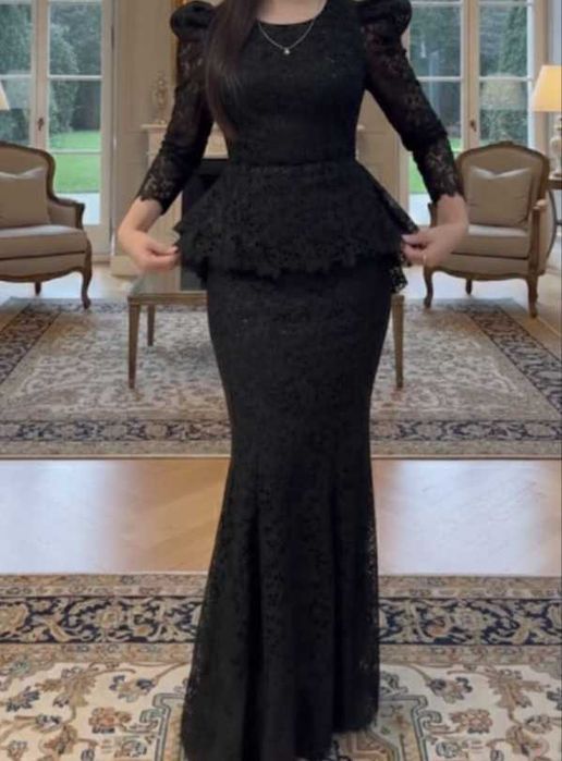 Шикарное черное платье. Турция