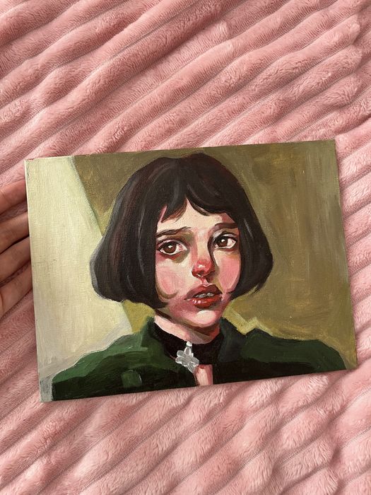 картина акрилом, Матильда из «Леон»