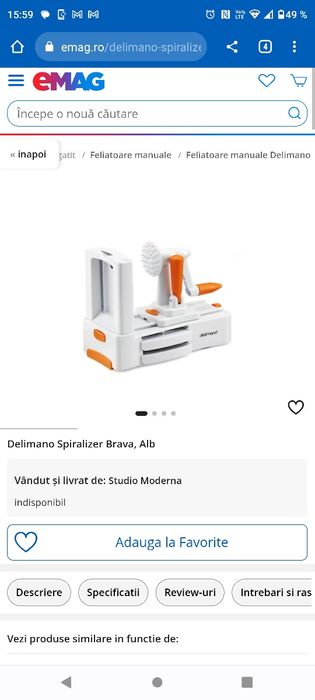 Delimano spiralizer