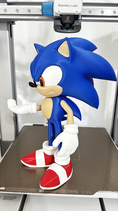 Figurina Sonic 24 cm printata 3D. Printare 3D