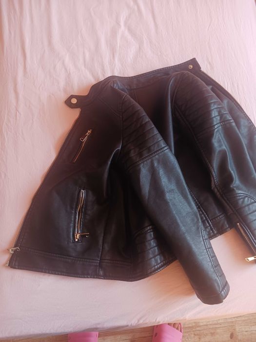 Детско кожено яке естествена кожа за дете 6г