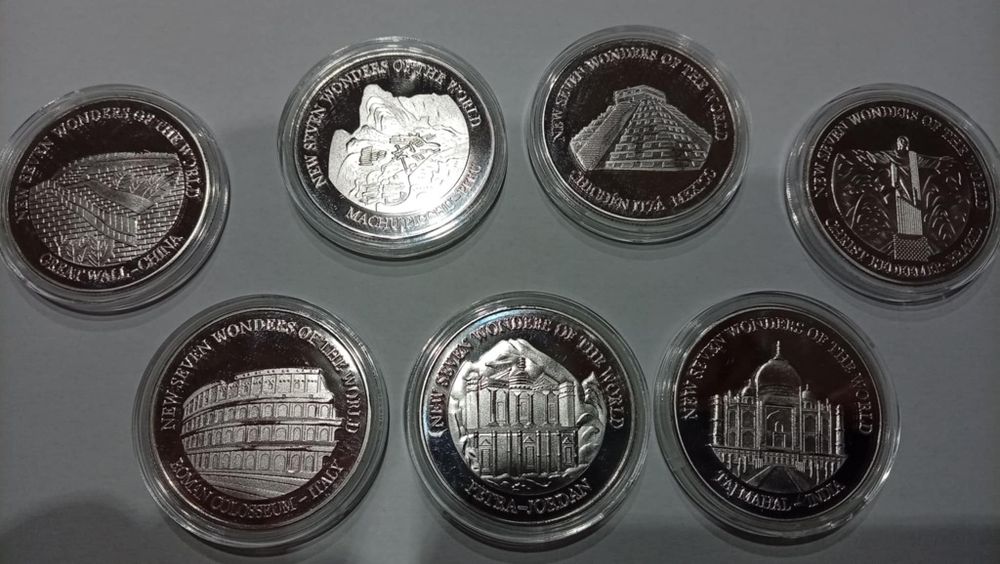 Монети -Седемте чудеса на света