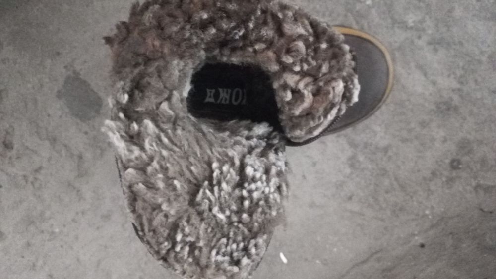 зимние детские ботинки