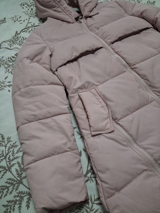 Бебешко розово дамско есенно зимно яке размер Хс