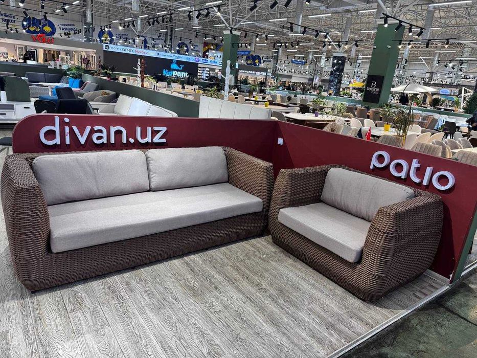 срочно ликвидация товара садовый комплект диван и кресло Ланкастер