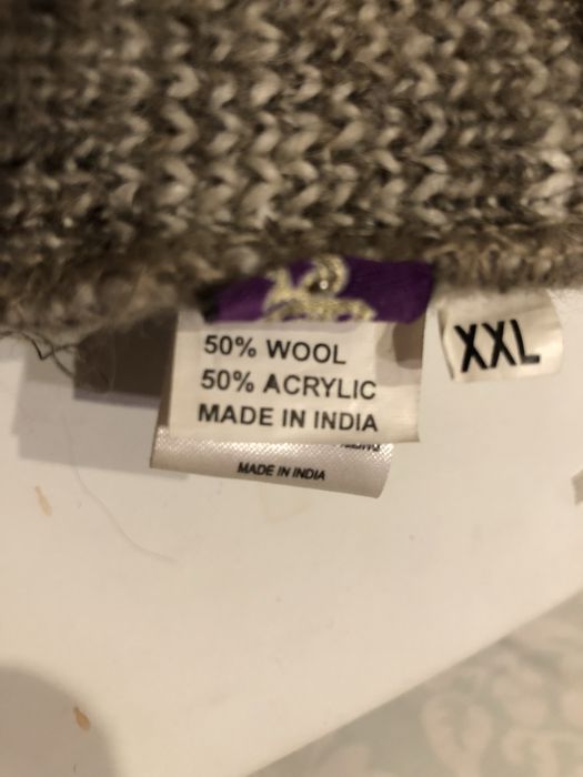 Мъжки пуловер, р-р XXL, състав вълна/акрил 50/50%.
