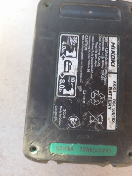 Acumulator Hikoki multivolt 18V 8A - 36V 4A