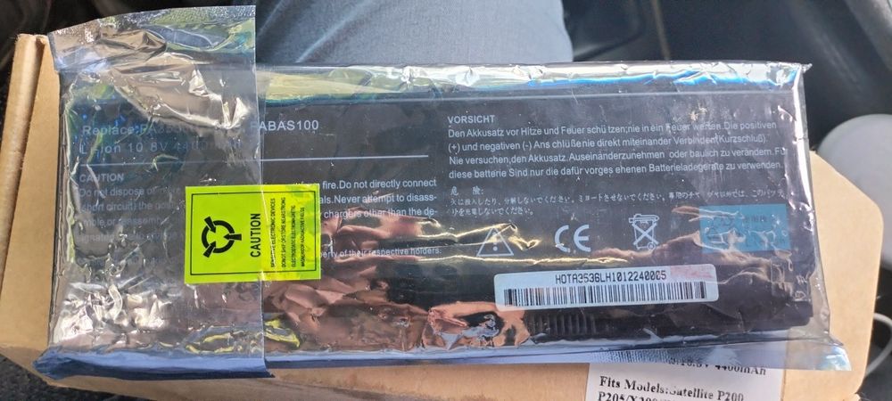 Аккумулятор для ноутбука  Toshiba