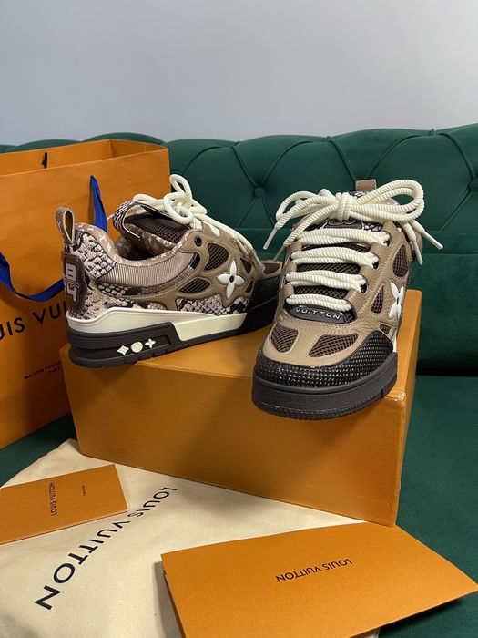 Adidasi Louis Vuitton Skate piele naturala 100% Full Box Premium