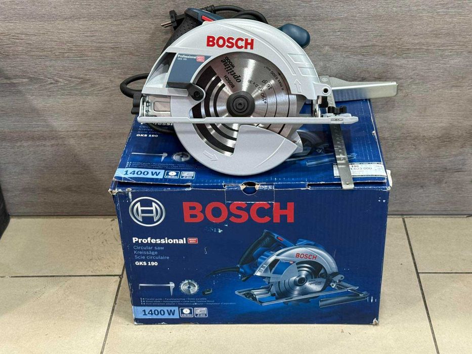 Ръчен циркуляр Bosch GKS 190, 1400 W