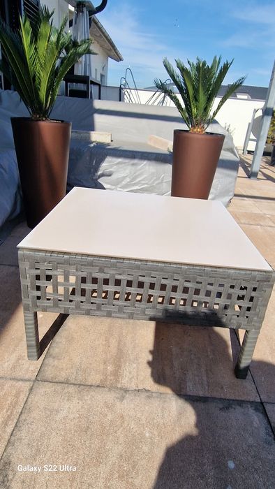 Măsuță cafea ratan plastic