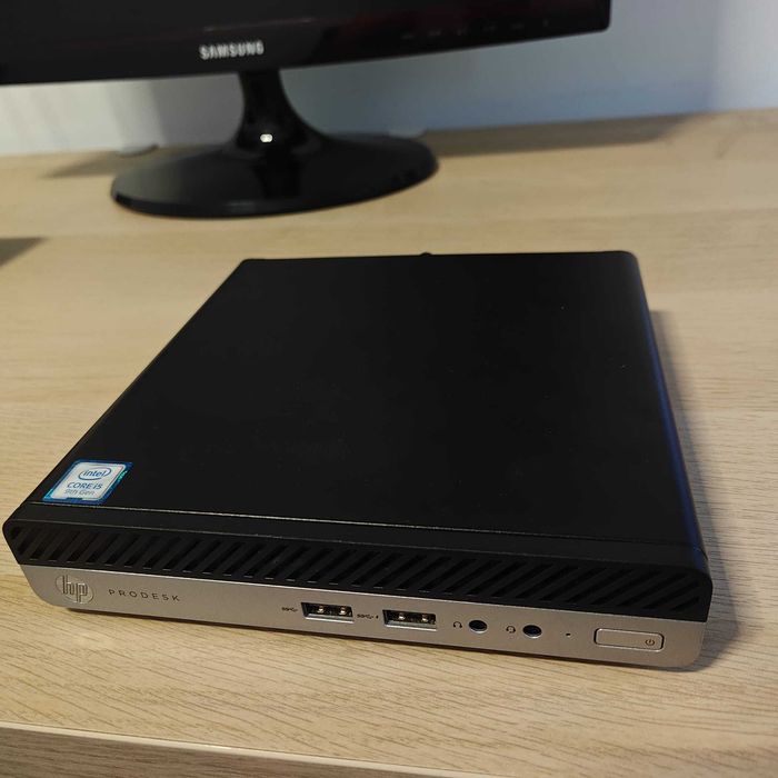 Kit PC complet HP – Ryzen 5 PRO / 8GB RAM / SSD NVMe + Monitor Samsung 22" Full HD + Tastatură & Mouse HP NOI