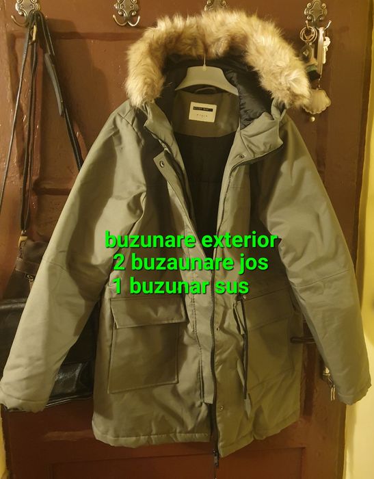 Geaca de iarna cu gluga / Noua