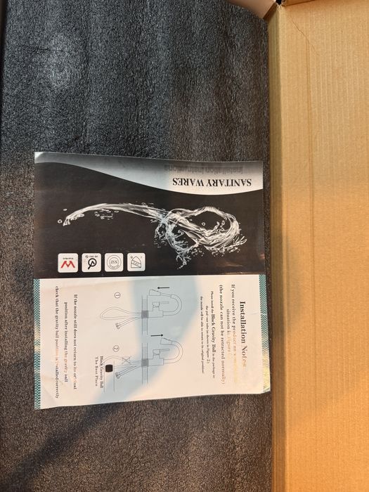 Baterie bucatarie, noua, neagra