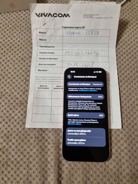 Iphone 15 128 GB Pink