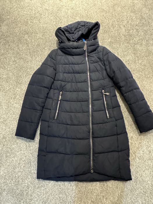 Женская очень теплая куртка, выше колен, производство Корея, качество