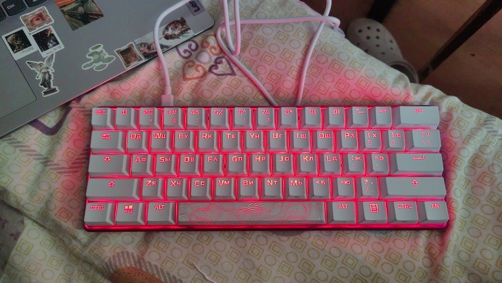 HyperX Alloy Origins розовый 60%