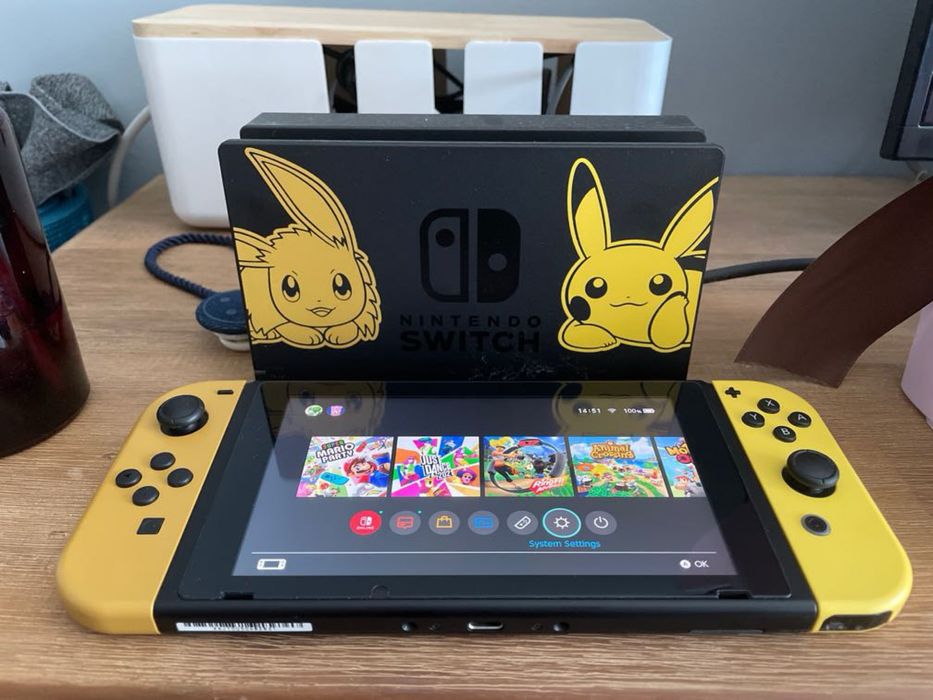 Nintendo Switch Pikachu and Eevee
