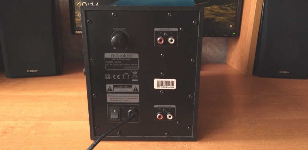 Сабвуфер и колонки для компьютера