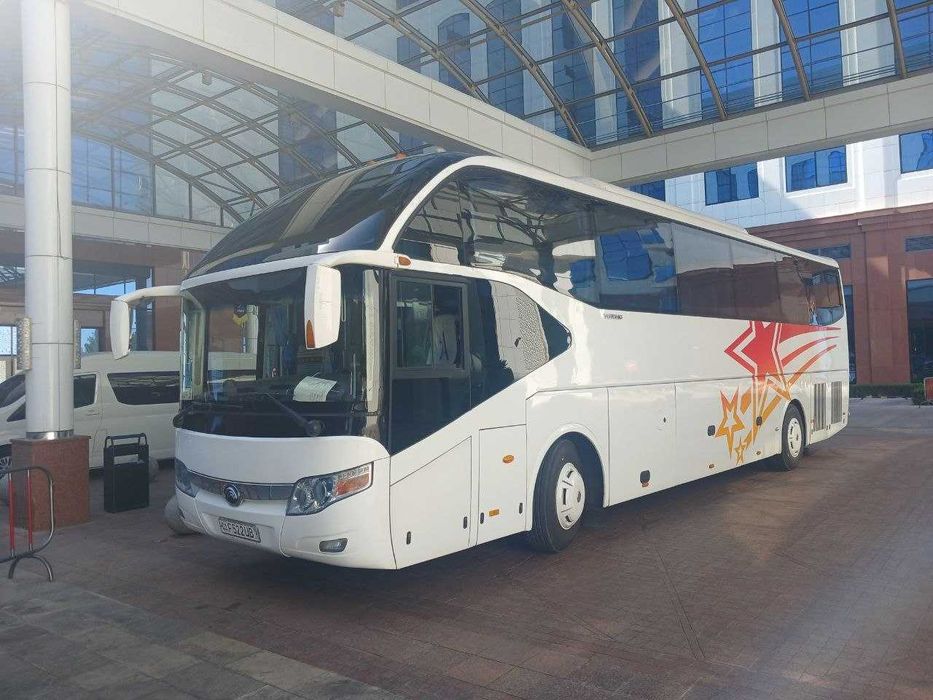 50 o‘rinli katta avtobus haydovchi bilan |Turistik va guruhli safarlar