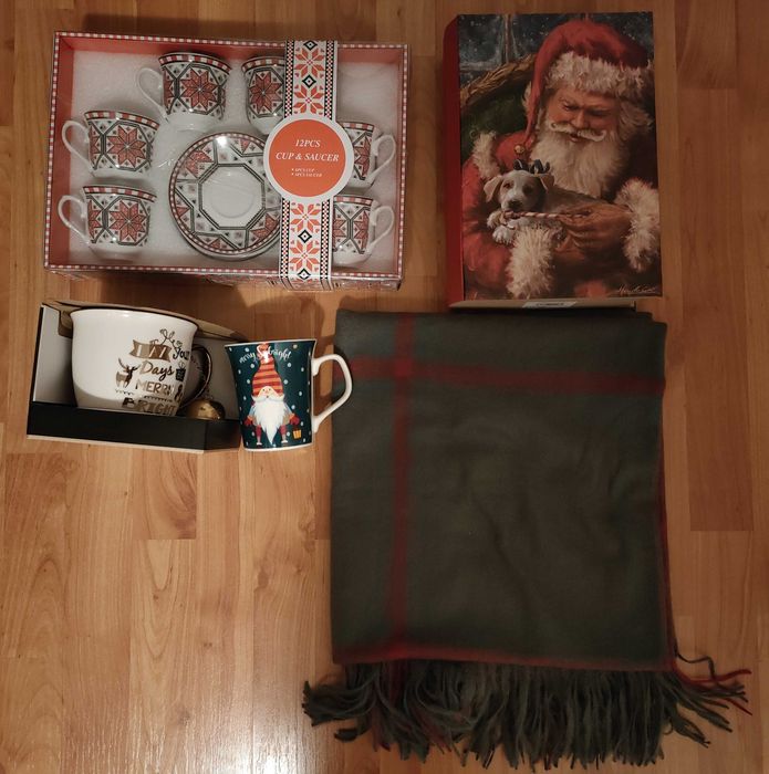 Set cafea cu motive românești