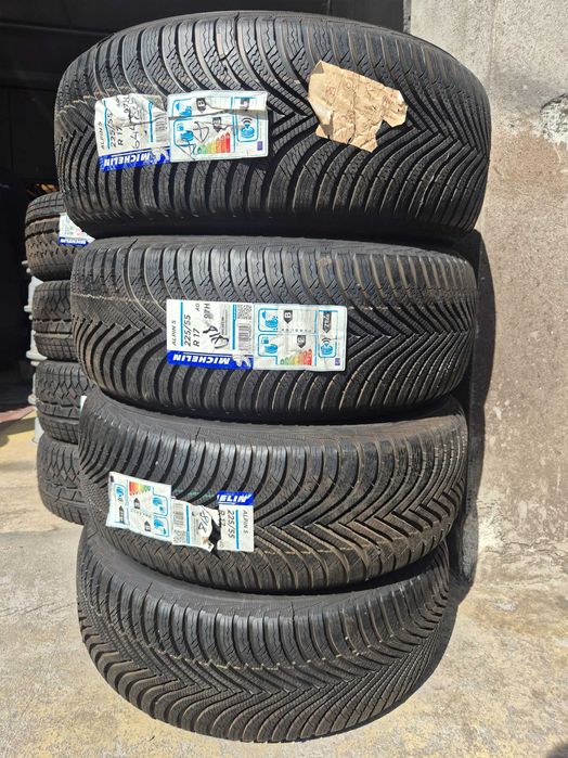 4 Anvelope M+S IARNA - 225/55/17 - Michelin Alpin 5 - OEM AUDI - NOI - DOT 2018 !