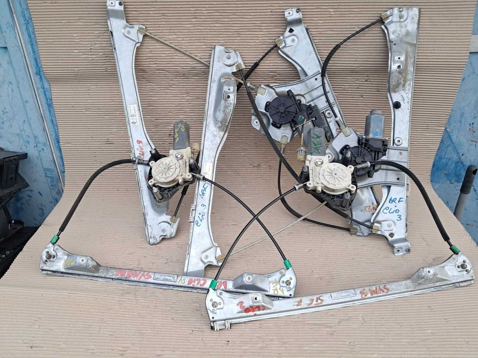 Renault Clio 2 Symbol, Clio 3, macara plus motoras geam portiera fata.