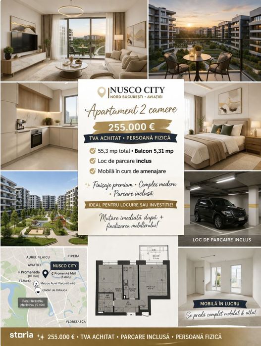 Apartament 2 camere | Nusco City | Nord Bucuresti