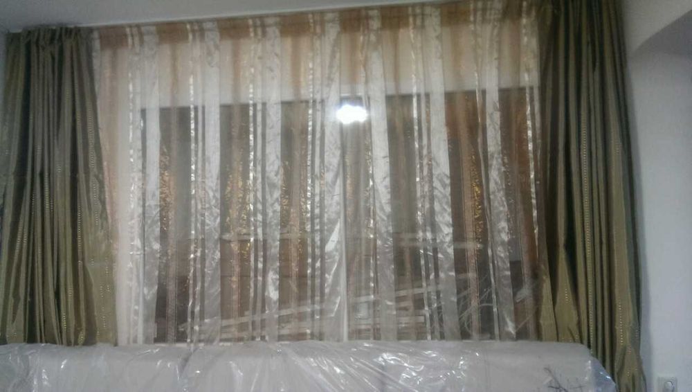 Тънки прозрачни пердета за хол салон офис и други   /  7 броя /