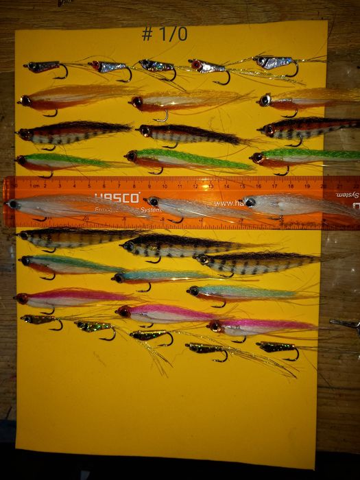 Мухи за мухарка и булдо/бомбарда , стримери за морски и речен риболов