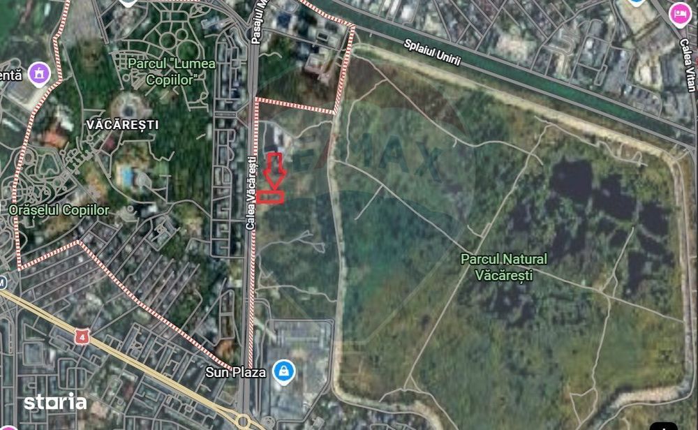 Teren 1,613mp Calea Vacaresti