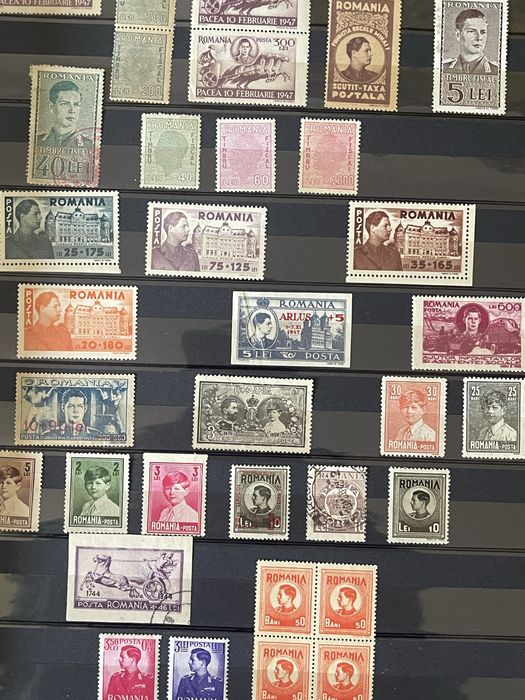 Colecție Timbre Vechi România (Regalitate)
